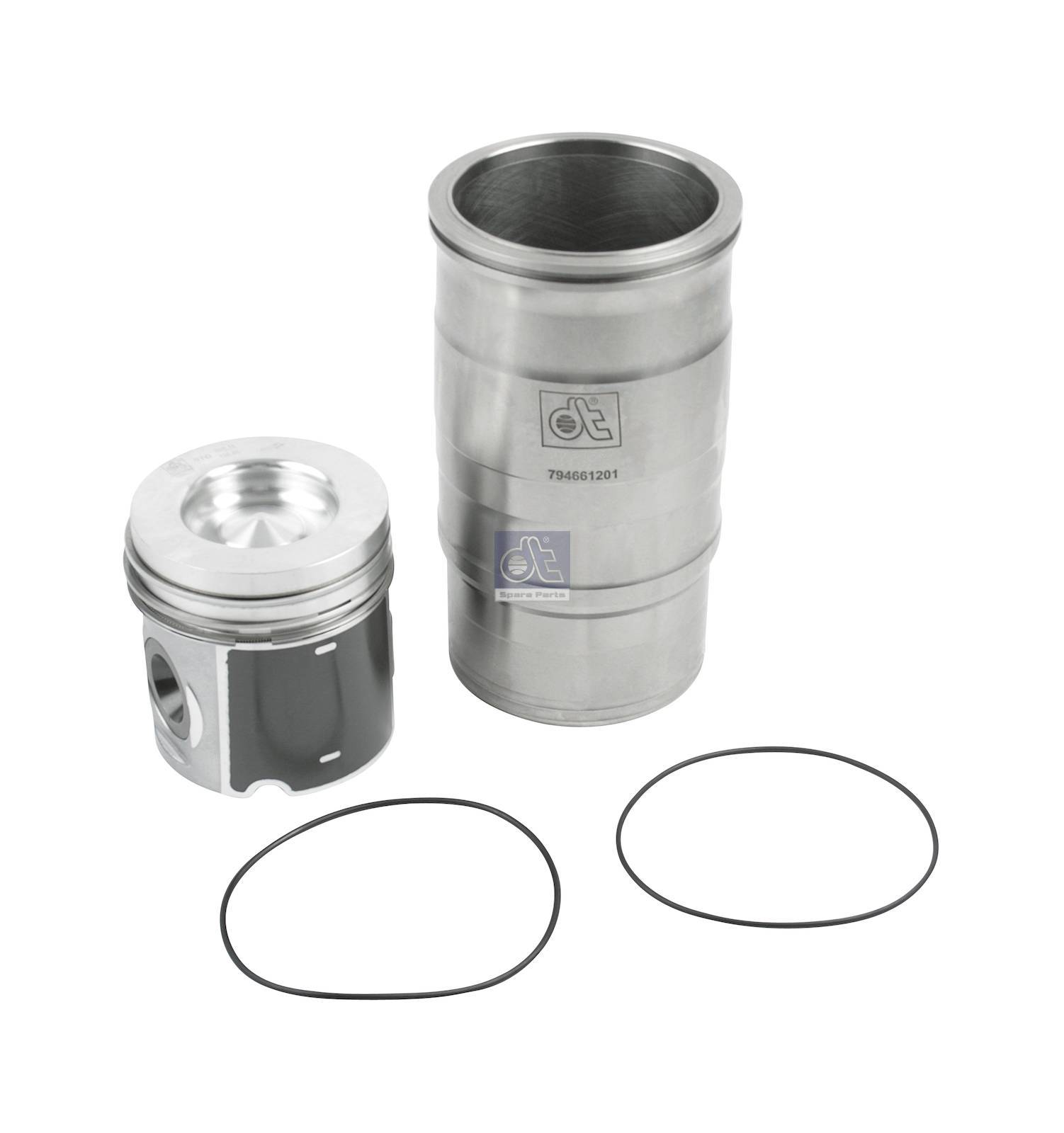 Piston with liner 
