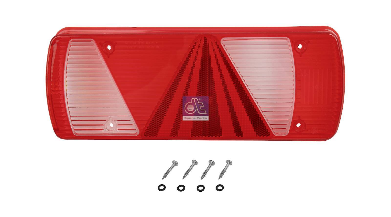 Tail lamp glass, left 